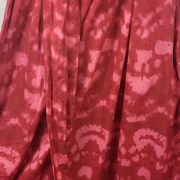 Banana Republic Women's Wrap Red and Pink Dress. Size 4 - Picture 7 of 11